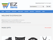 Tablet Screenshot of ezitems.com